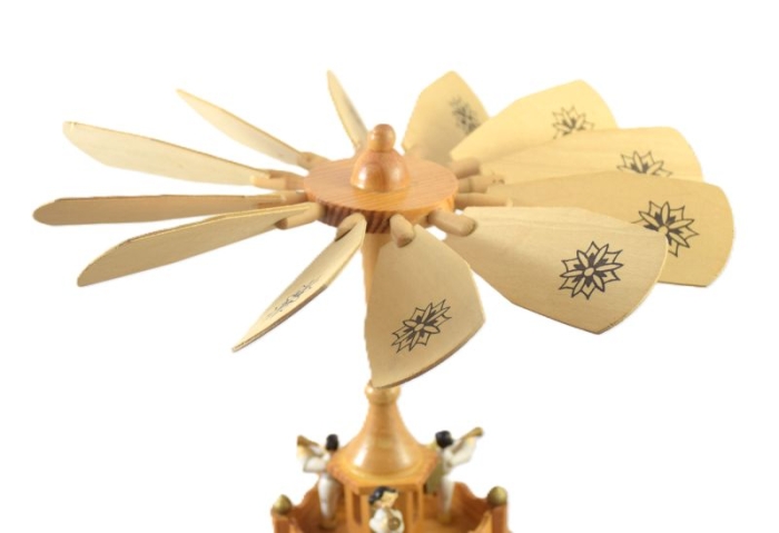 German Nativity pyramid carrousel 4 - tier k. d 19