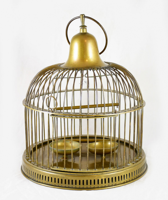 brass bird cage