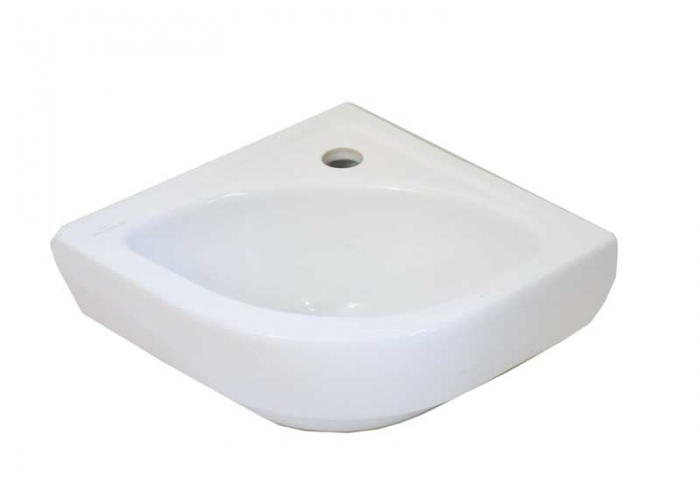 Vintage small corner lavatory sink