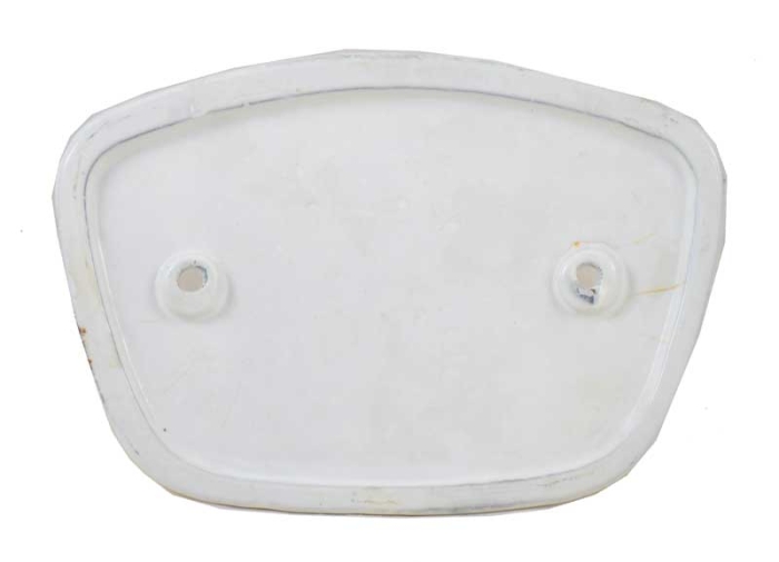 Antieke wc rol houder wit emaille