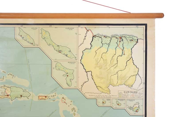Schoolkaart West-Indië nr. 5