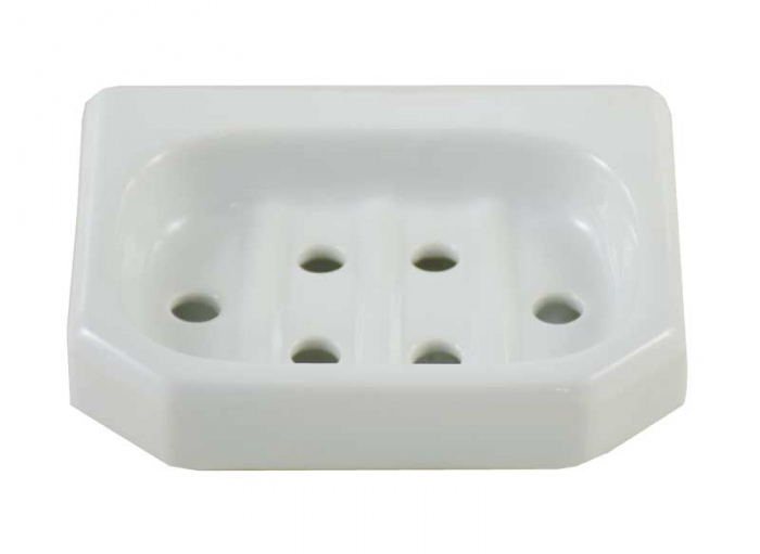 Antique porcelain wall soap dish