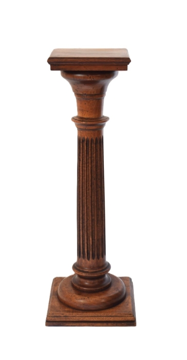 Wooden stand column pedestal Wooden stand column pedestal