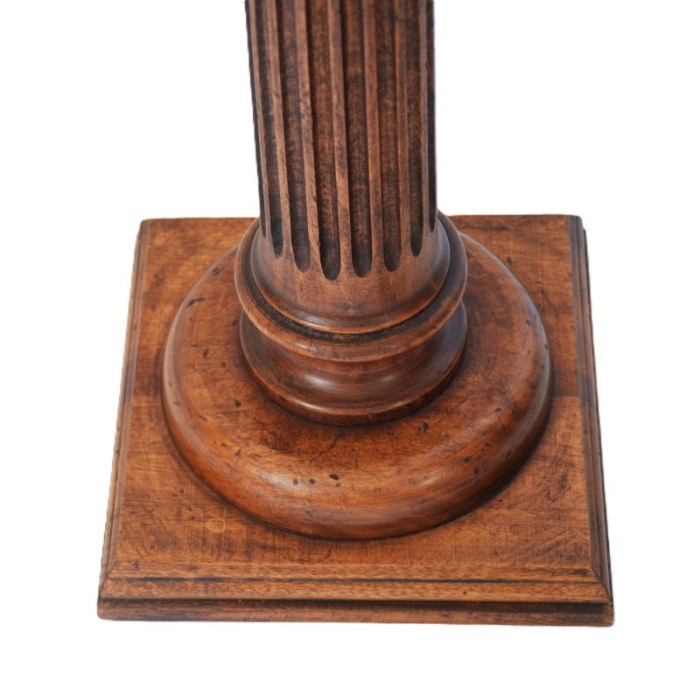 Wooden stand column pedestal