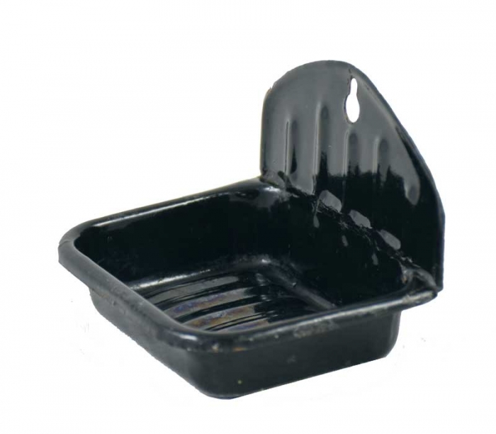 Soap dish black e. ok 2