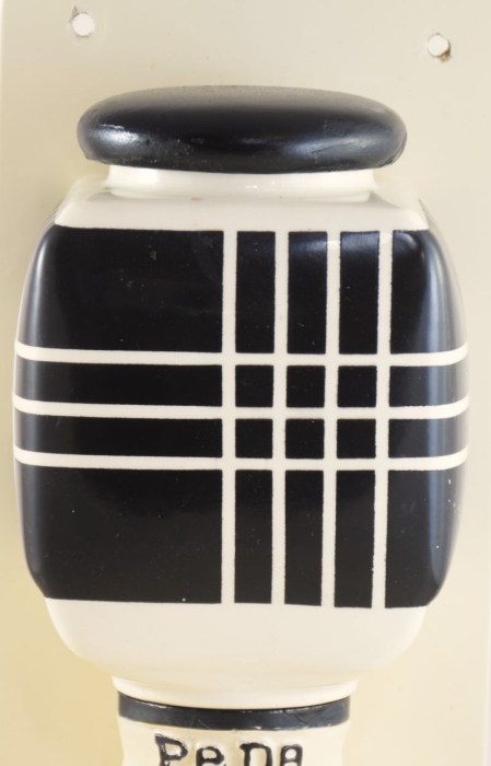 Vintage Dutch PeDe wall coffee grinder black nr. 1