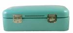 Antique Dutch bread box aqua e. ok 6