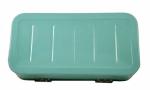 Antique Dutch bread box aqua e. ok 6