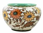 Antique Dutch flowerpot planter Gouda Holland - large size -