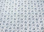 Antiek blauw beddenkleed bedsteekleed t. b 6