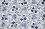 Antiek blauw beddenkleed bedsteekleed t. b 6