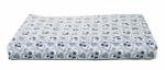 Antiek blauw beddenkleed bedsteekleed t. b 6
