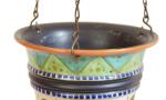 Dutch plateel hanging flowerpot
