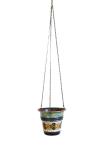 Dutch plateel hanging flowerpot