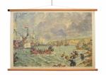 Schoolplaat Landing van prins Willem III bij Brixham, 1688