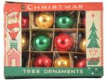 Christmas tree ornaments  kerstballen in doos k. bg 6