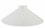 Frosted white glass coolie shade v. lp 10