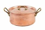 Koperen dekselpan Copper Cook made in Belgium  kk. k 5