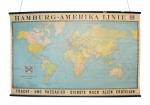 Wall chart Hamburg-Amerika Linie - large size -