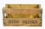 Hero Drinks houten kratje c. r 15