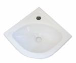 Vintage small corner lavatory sink