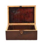 Antique wooden sewing box