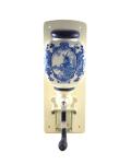 Vintage Dutch wall coffee grinder PeDe with blue windmill nr. 5