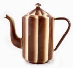 Coffeepot brown striped enamel e. ok 3