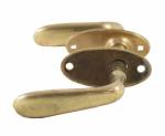 Antique brass door handle set b. d 5