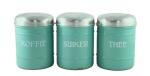 Antique Dutch set of three kitchen canisters Koffie Thee Suiker e. ok 14