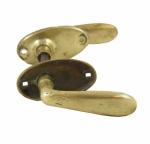 Antique brass door handles b. d 3