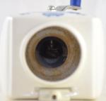 Vintage Dutch wall coffee grinder PeDe with blue windmill nr. 5