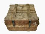 Vintage houten munitiekist c. m 2