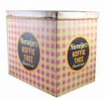 Large Dutch antique storage shop tin Niemeijer's Koffie en Thee