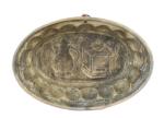 Vintage oval shaped copper cake or jelly mold kk. p 16