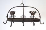 Hanging pot rack small oval