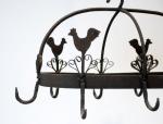 Hanging pot rack small oval