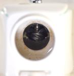 Vintage Dutch wall coffee grinder with green letters Koffie