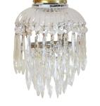 Antique three tier waterfall chandelier