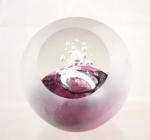 Set three paperweights Pfeiffer glass