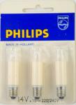 Philips reserve kaarslampjes 14 V