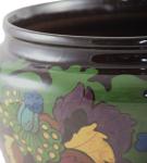 Large antique Dutch Arnhem flowerpot