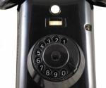 Vintage Dutch bakelite wall telephone PTT Heemaf