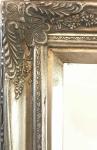 Large vintage facet cut mirror