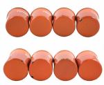 Kitchen canister set burnt orange e. or 7