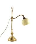 Antique brass Edwardian table lamp v. sl 14