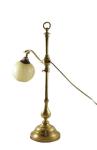 Antique brass Edwardian table lamp v. sl 14