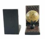 Vintage  bookends with globes