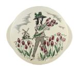 Vintage Limburg Dom-Keramik Staffel serving dish