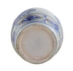 Vintage French stoneware kichen storage pot Tapioca